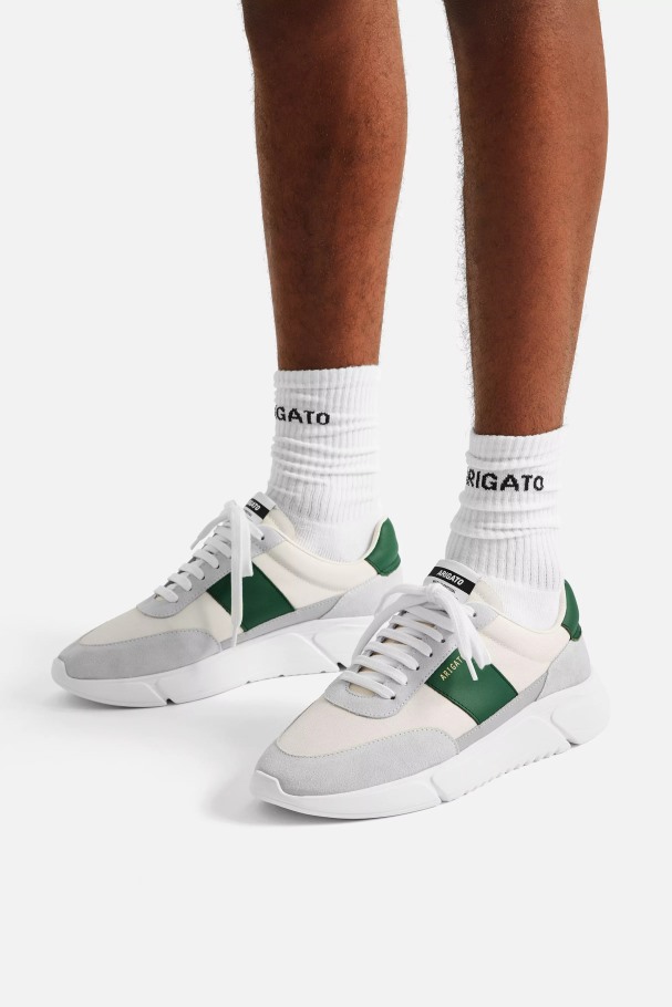 Genesis Vintage Runner Hvit Grønn Axel Arigato