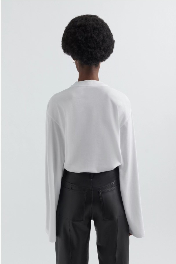 Lokal Langermet T-skjorte Axel Arigato Hvit