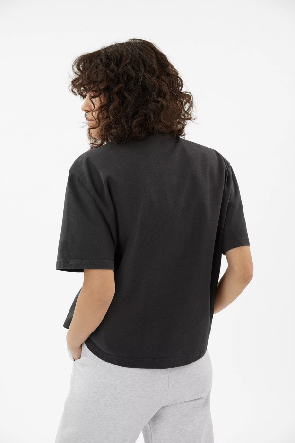 Axel Arigato Focus T-skjorte Falmet Svart