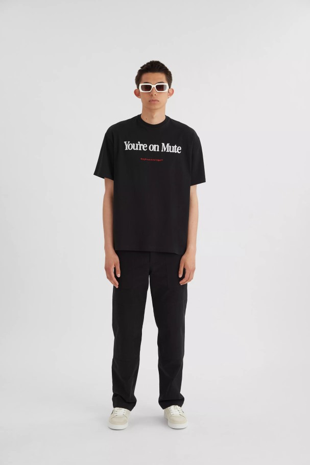 Stum T-skjorte Svart Axel Arigato