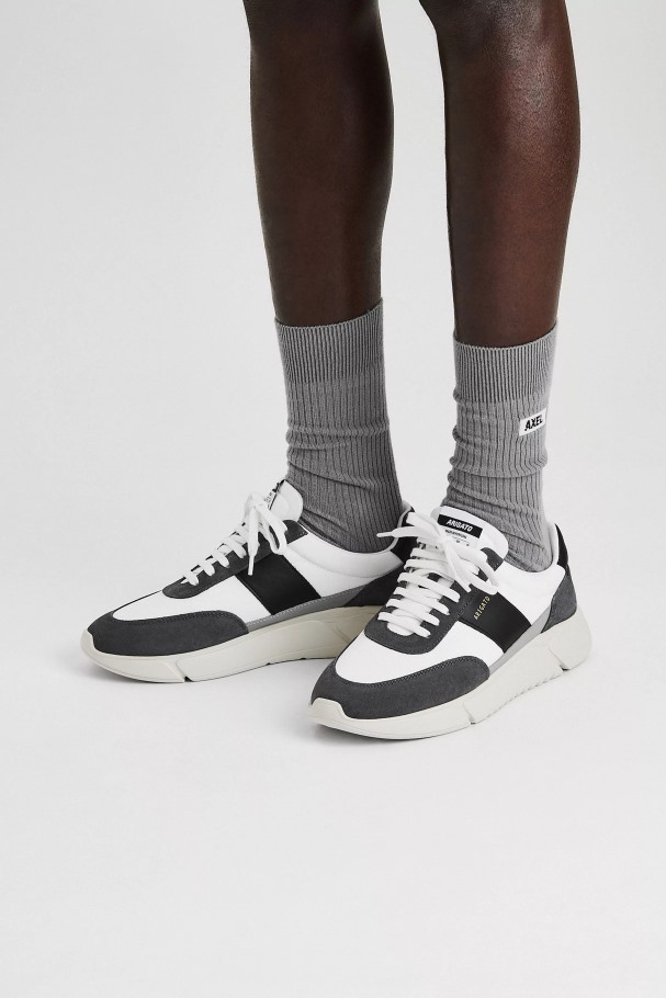 Axel Arigato Mørkegrå Hvit Svart Genesis Vintage Løper