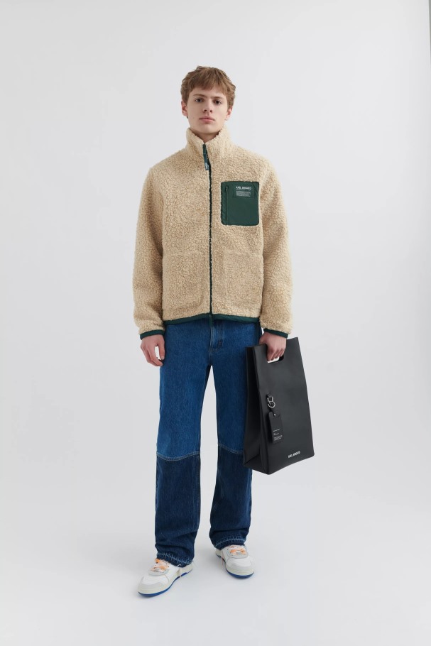 Billie Fleecejakke Axel Arigato Beige Grønn