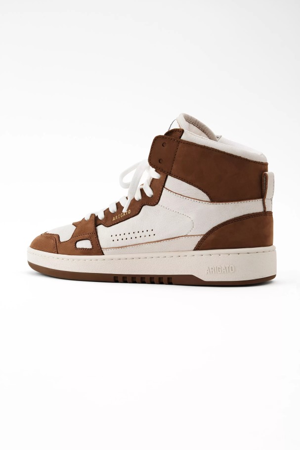 Axel Arigato Beige Brun Terninger Hi Sneaker