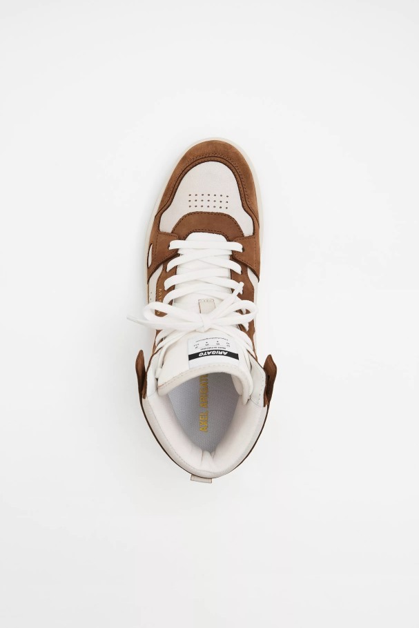 Axel Arigato Beige Brun Terninger Hi Sneaker