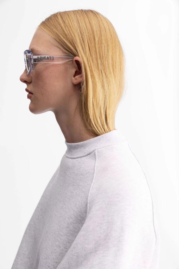 Arena Rektangulære Solbriller Gjennomsiktig Grønn Axel Arigato