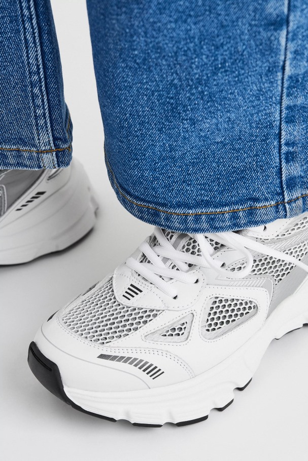 Axel Arigato Hvit Sølv Maratonløper