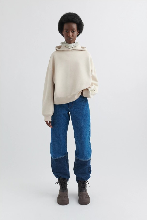 Axel Arigato Blek Beige Lokal Hettegenser