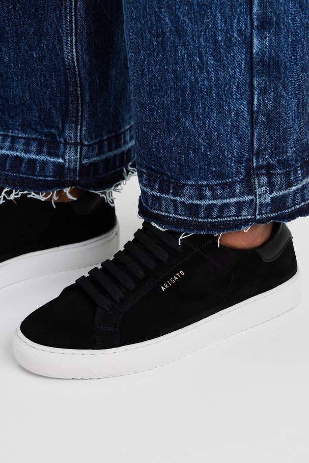 Axel Arigato Svart Plattform Semsket Skinn