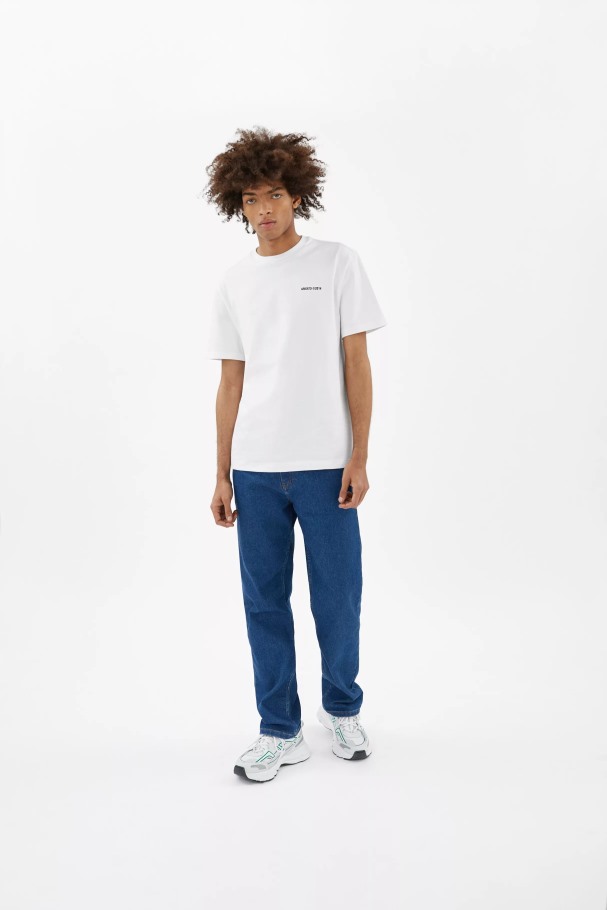 Axel Arigato Monogram T-skjorte Hvit