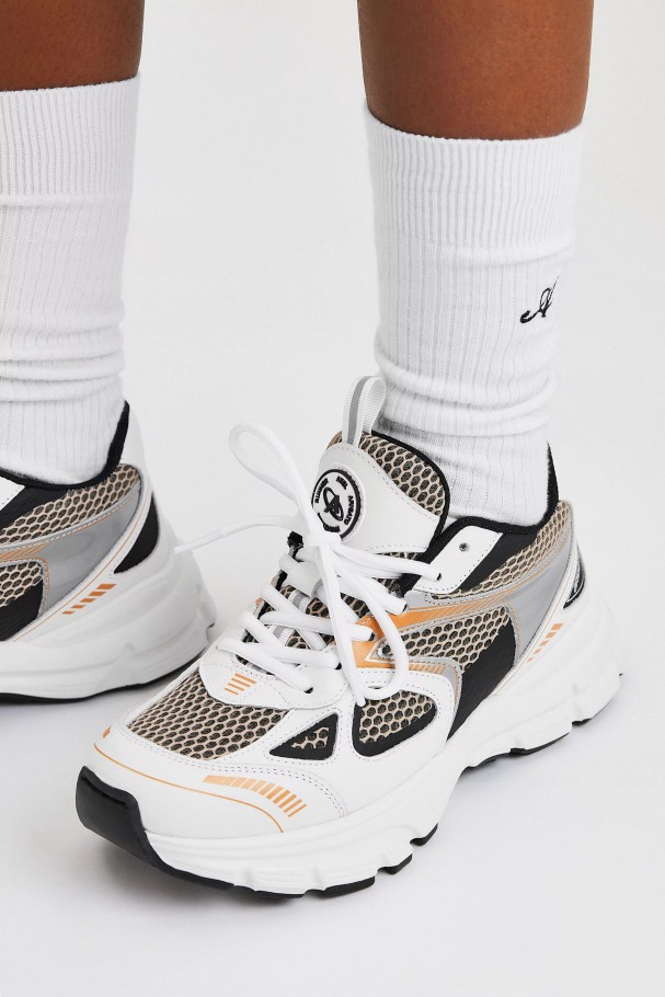 Axel Arigato Maratonløper Hvit Svart Oransje