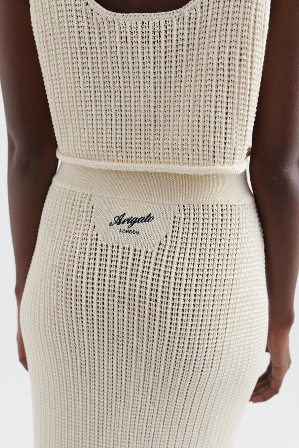 Axel Arigato Rutenettskjørt Off White