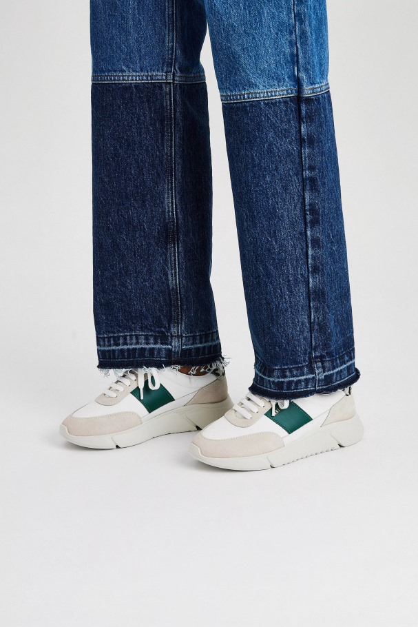 Genesis Vintage Runner Axel Arigato Hvit Grønnkålgrønn