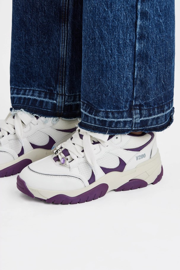 Axel Arigato Hvit Lilla Steinbit Lo