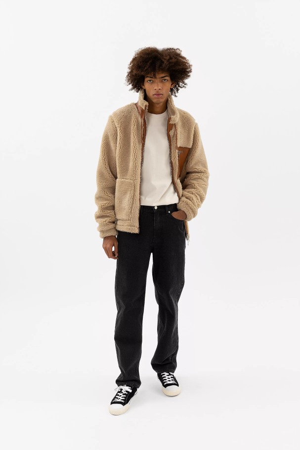 Axel Arigato Blek Beige Monogram T-skjorte