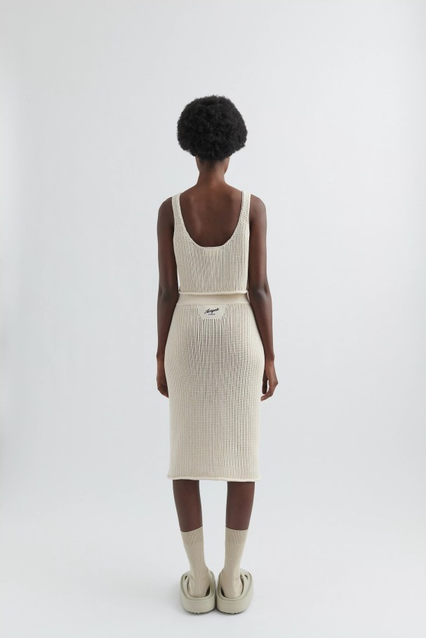 Axel Arigato Off White Grid Tank Topp