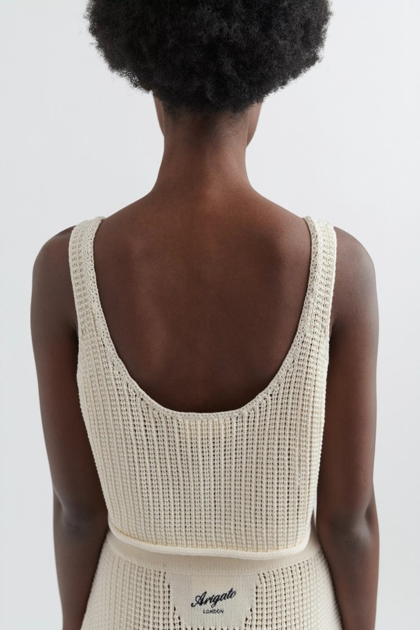 Axel Arigato Off White Grid Tank Topp
