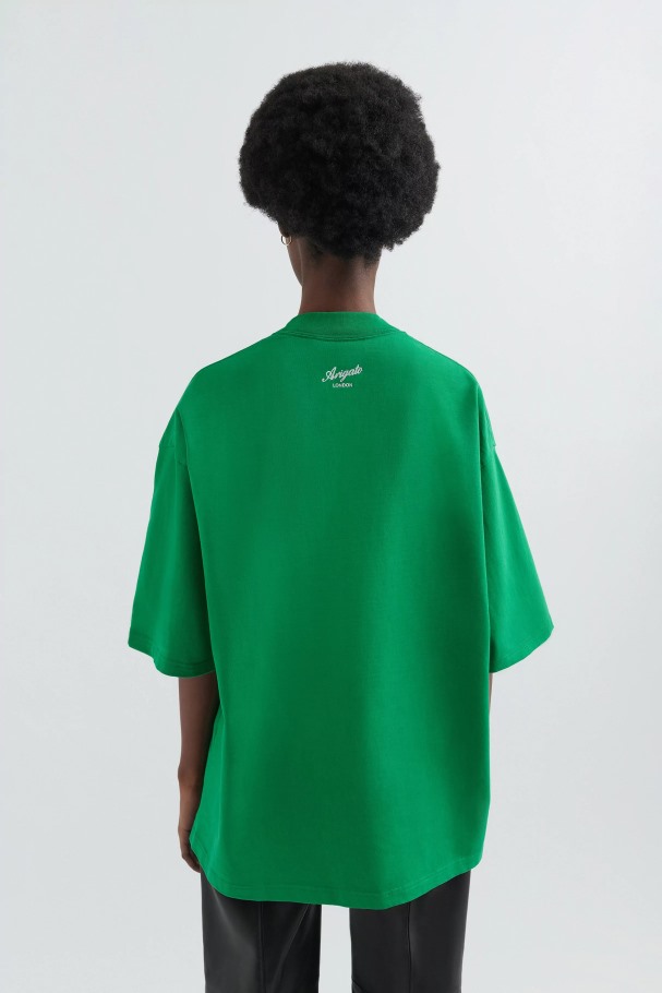 Axel Arigato Formel Oversized T-skjorte Jolly Green