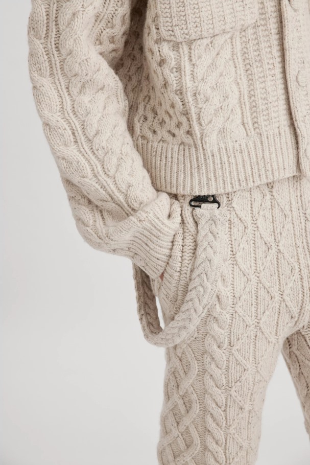 Axel Arigato Ecru Naps Shorts