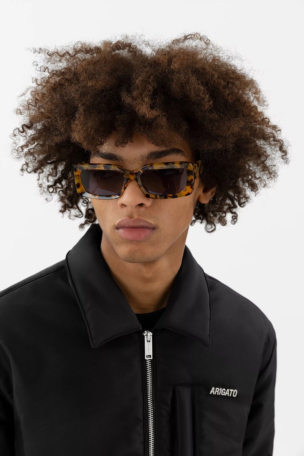 Arena Rektangulære Solbriller Skilpaddeblå Axel Arigato