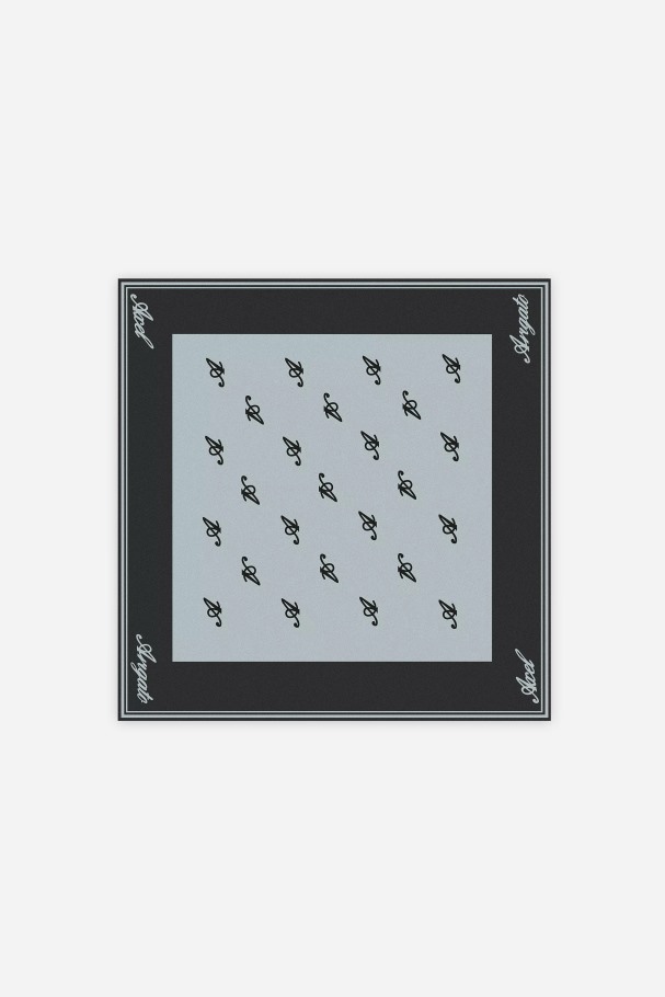 Axel Arigato Signatur Silkeskjerf I Svart Vulkansk Ask