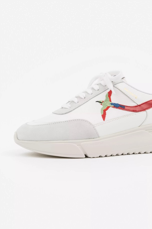 Axel Arigato Genesis Stripe Bie Fugl Hvit Rød