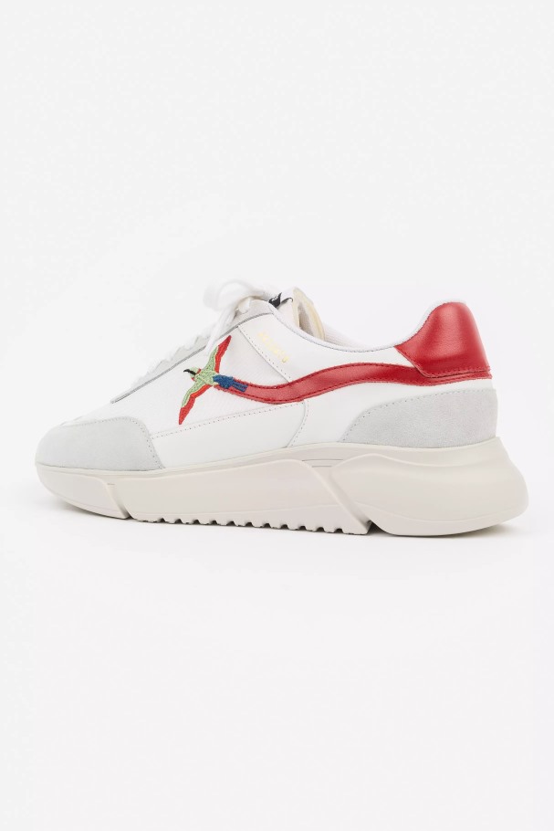 Axel Arigato Genesis Stripe Bie Fugl Hvit Rød