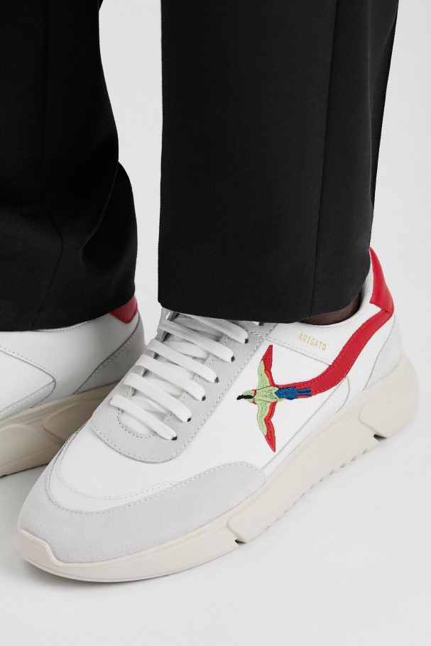 Axel Arigato Genesis Stripe Bie Fugl Hvit Rød