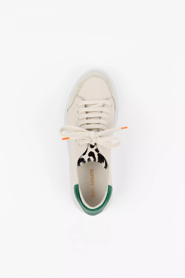 Axel Arigato Clean 90 Trippeldyr Cremino Mørkegrønn Leopard