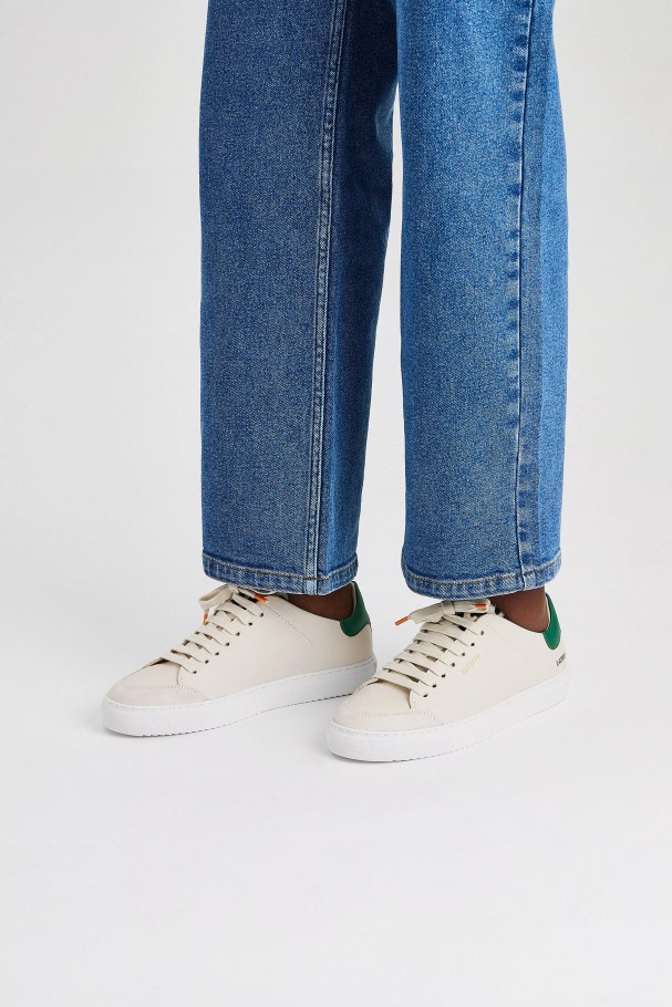 Axel Arigato Clean 90 Trippeldyr Cremino Mørkegrønn Leopard