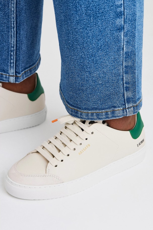 Axel Arigato Clean 90 Trippeldyr Cremino Mørkegrønn Leopard