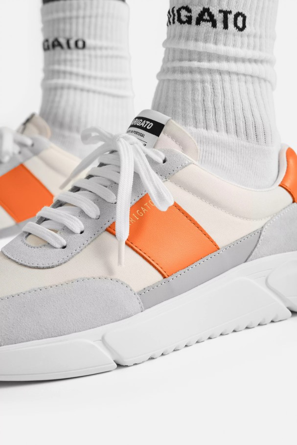 Genesis Vintage Runner Hvit Oransje Axel Arigato