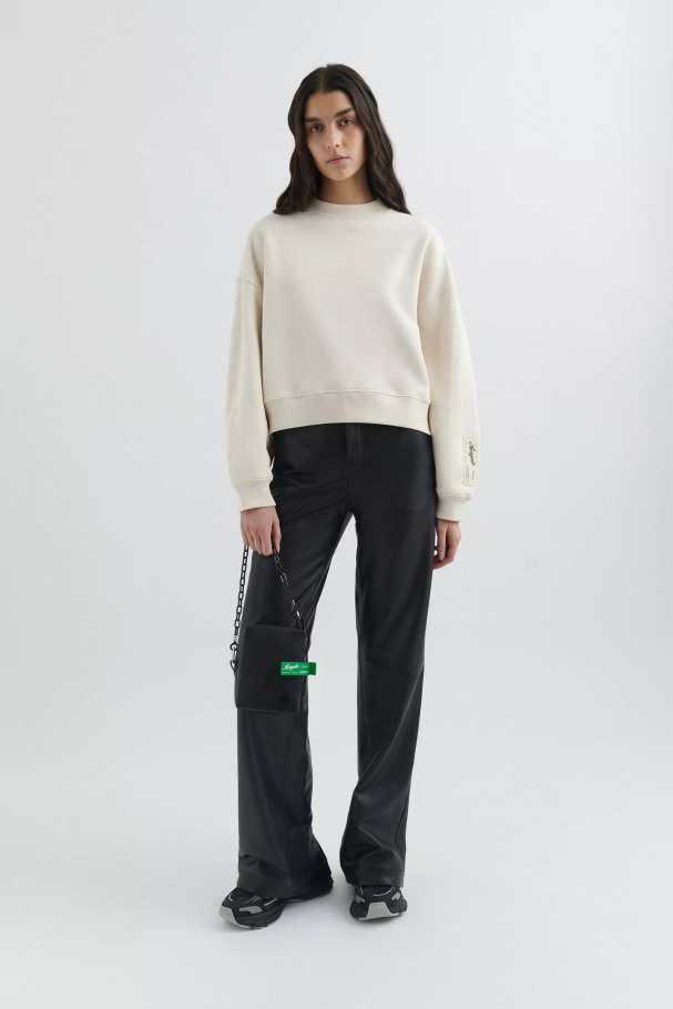 Axel Arigato Blek Beige Solid Genser