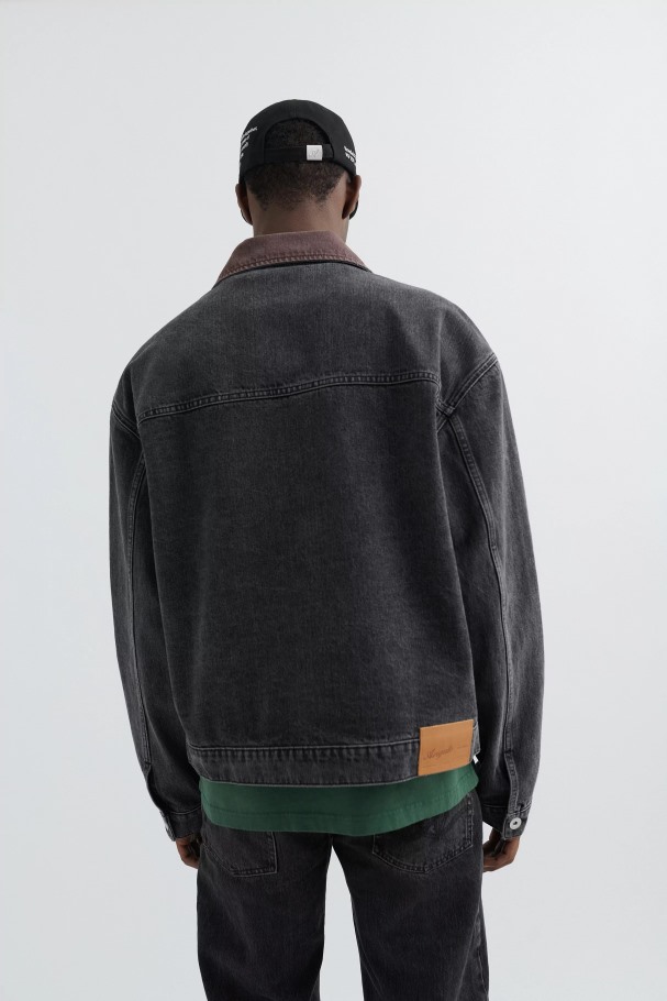 Vestjakke Axel Arigato Vasket Svart