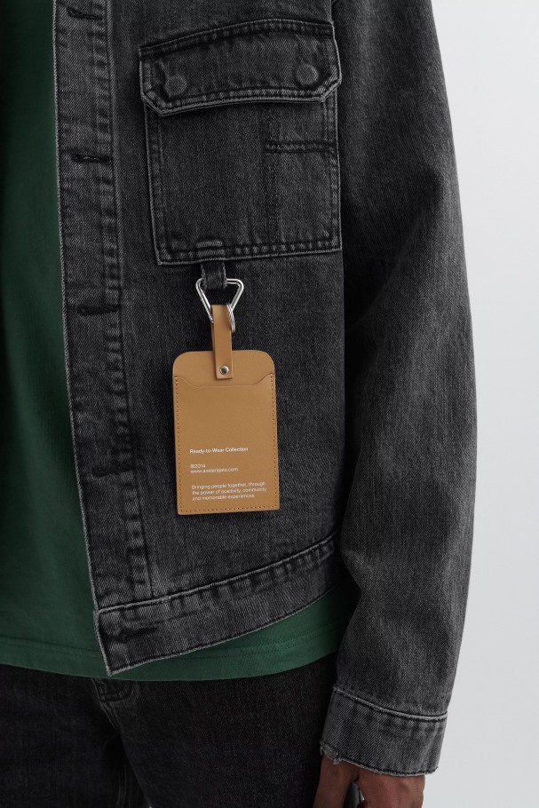 Vestjakke Axel Arigato Vasket Svart