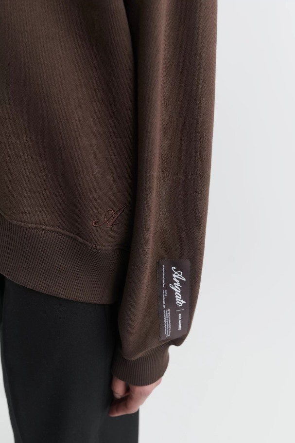 Lokal Hettegenser Axel Arigato Mørkebrun