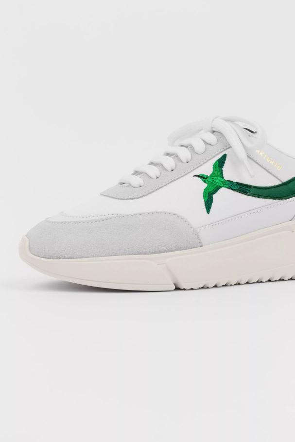 Genesis Stripe Bie Fugl Hvit Grønn Axel Arigato