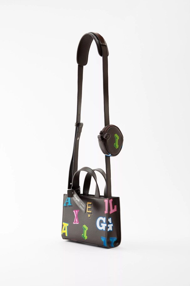 Egenskap Monogram Skinnveske Mørkebrun Axel Arigato