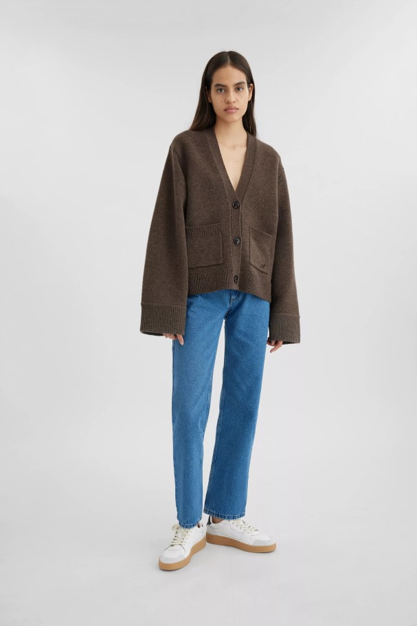Minne Avslappet Cardigan Brun Axel Arigato