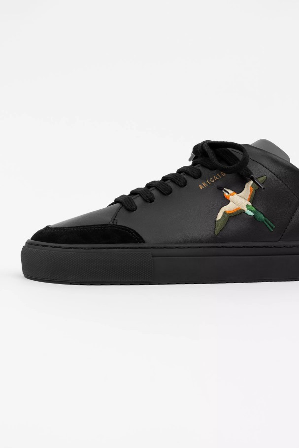 Axel Arigato Clean 90 Trippel Bee Fugl Svart Armygrønn