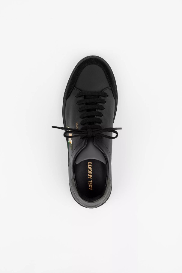 Axel Arigato Clean 90 Trippel Bee Fugl Svart Armygrønn