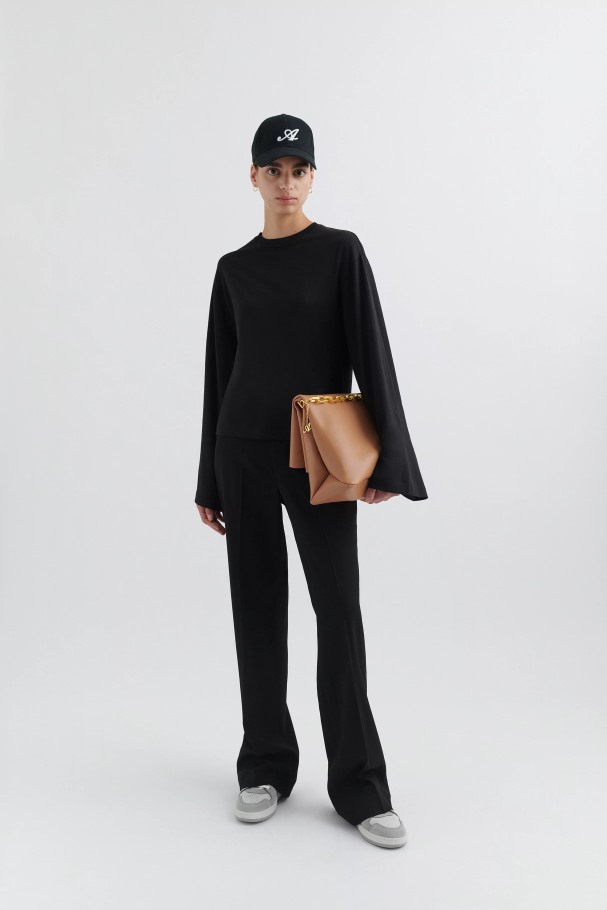 Lokal Langermet T-skjorte Svart Axel Arigato