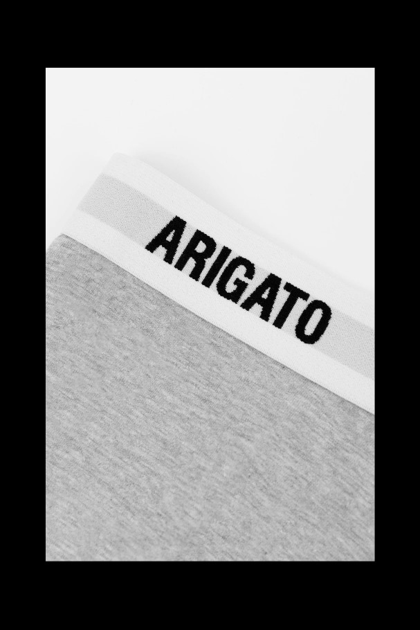 2-pakning Signatur Boxer Grå Axel Arigato