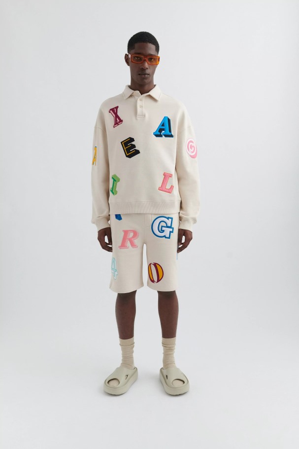 Axel Arigato Blek Beige Inferno Monogram Pologenser