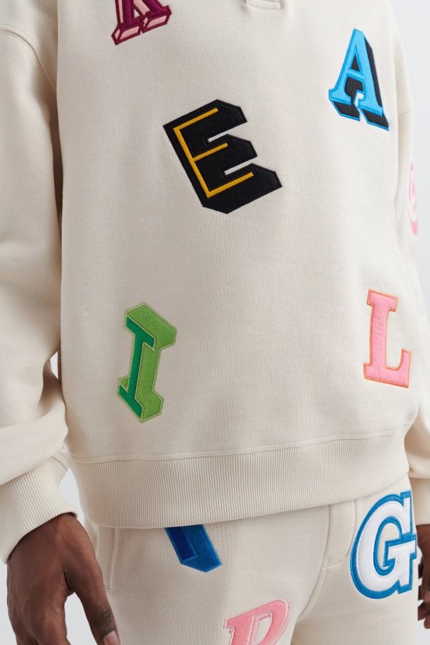 Axel Arigato Blek Beige Inferno Monogram Pologenser