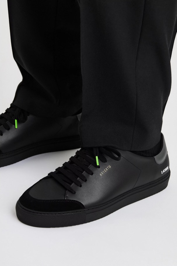 Axel Arigato Clean 90 Trippel Svart Grå Oransje