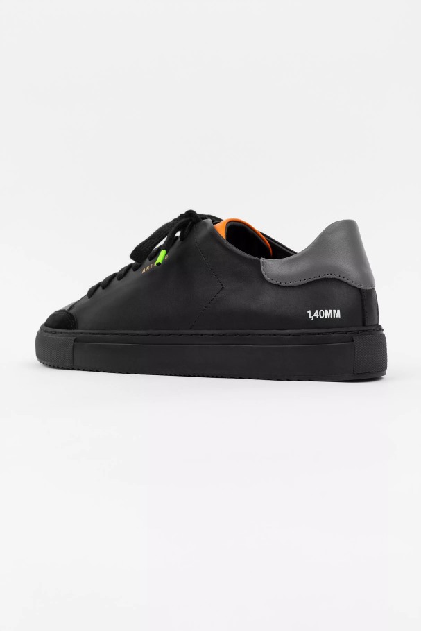 Axel Arigato Clean 90 Trippel Svart Grå Oransje