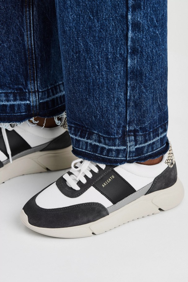 Genesis Vintage Runner Mørkegrå Sort Slange Axel Arigato