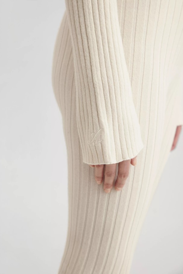 Signatur Flare Bukser Ecru Axel Arigato