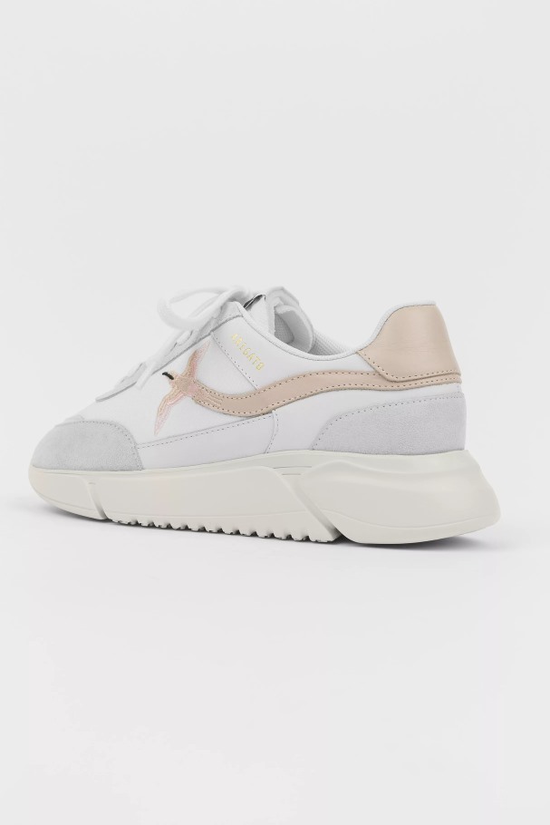 Axel Arigato Genesis Stripe Bie Fugl Hvit Rosa