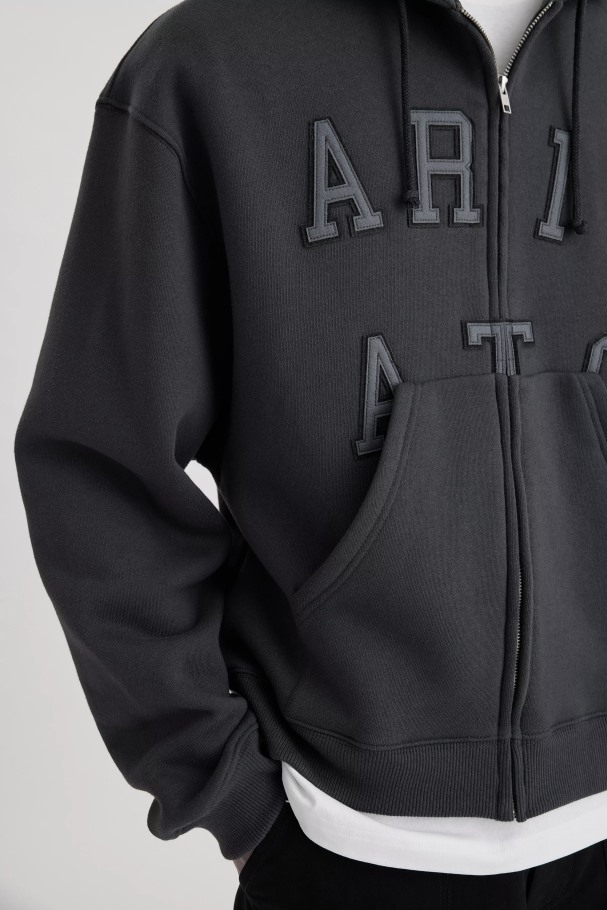 Legend Hettegenser Med Glidelås Axel Arigato Falmet Svart